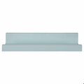 Homeroots 3.5 x 20 x 5.15 in. Pale Blue Floating Shelf 383252